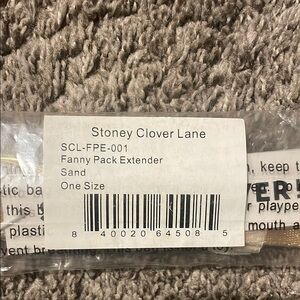 Stoney Clover Lane Fanny Pack Extender in Sand Beige